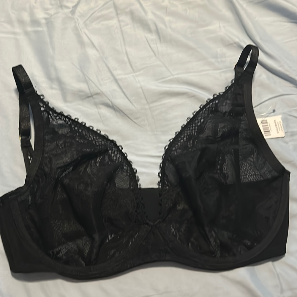 36DDD Black Soma Sensual Unlined Plunge Bra